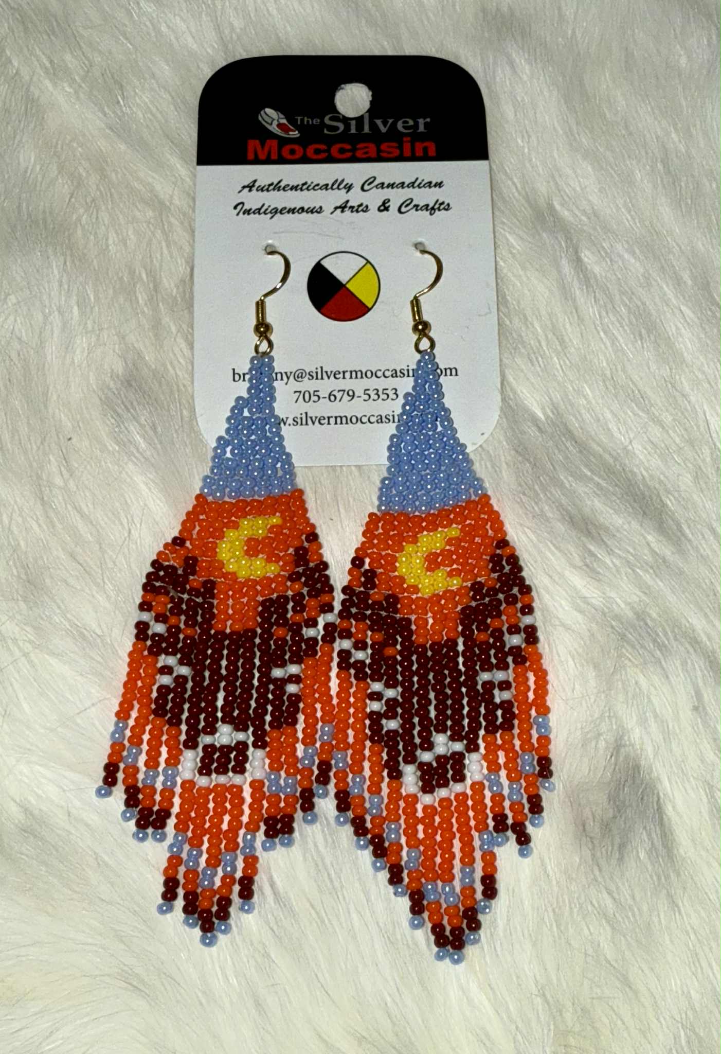 Beaded Fringe Earrings
