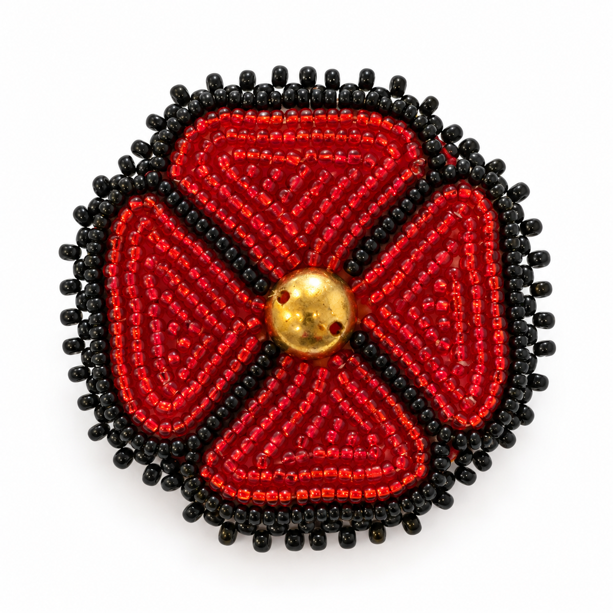 Beaded Poppy