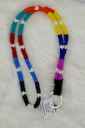 Wrapped Beaded Lanyard Full Length