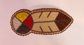 Feather Beaded Barrette