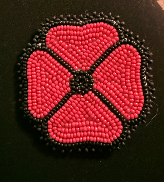 Beaded Poppy