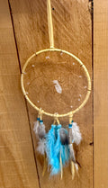 Spirit Sky Dream Catcher – Crystal & Feather Dreamcatcher