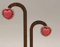 Mini Stud Hearts Beaded Earrings