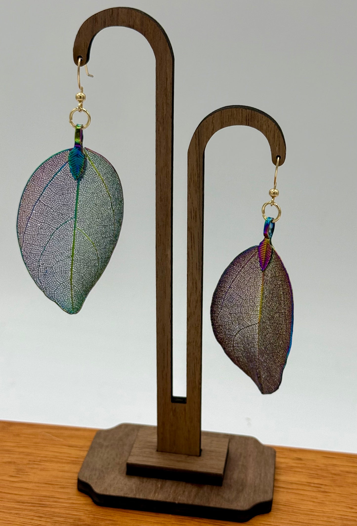 Real Leaf Earrings