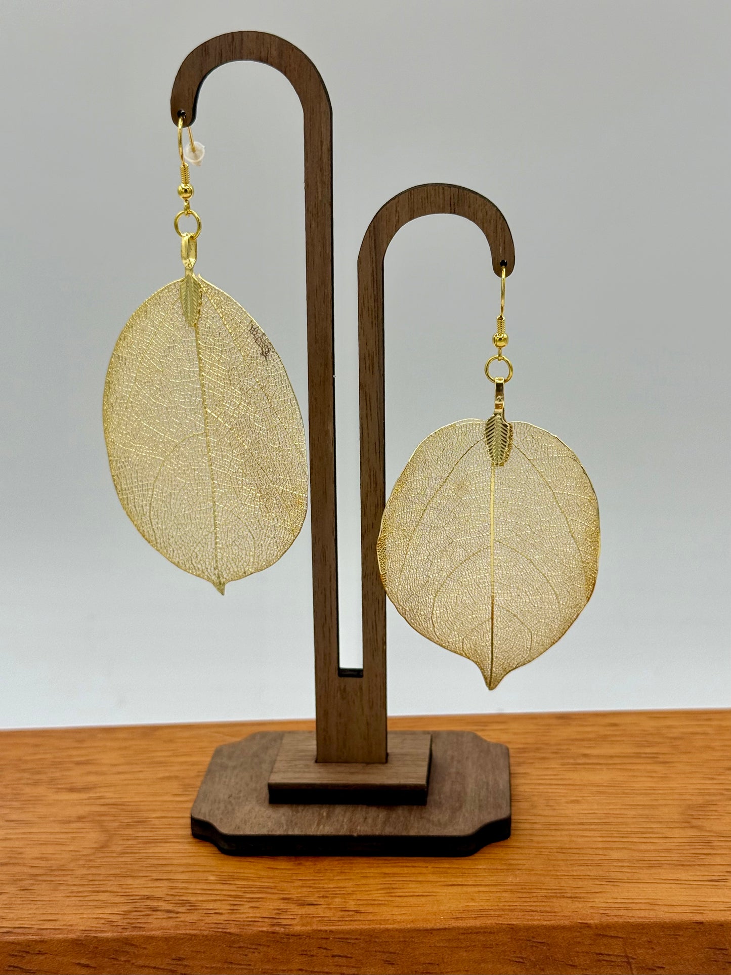 Real Leaf Earrings