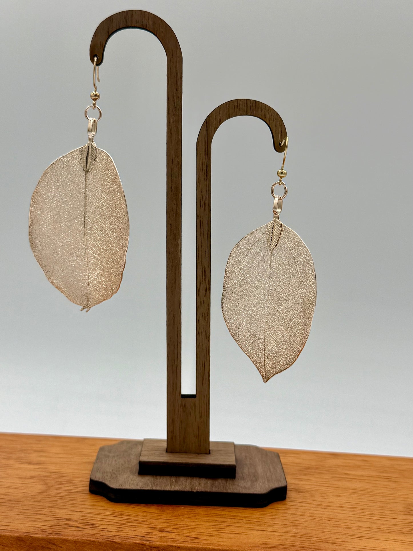 Real Leaf Earrings