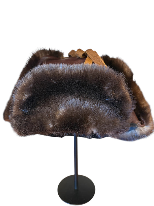 Otter Fur Mountie Hat