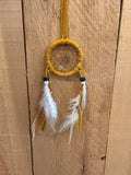 Spirit Path 2” Traditional Suede Dream Catcher – Indigenous Handmade Decor