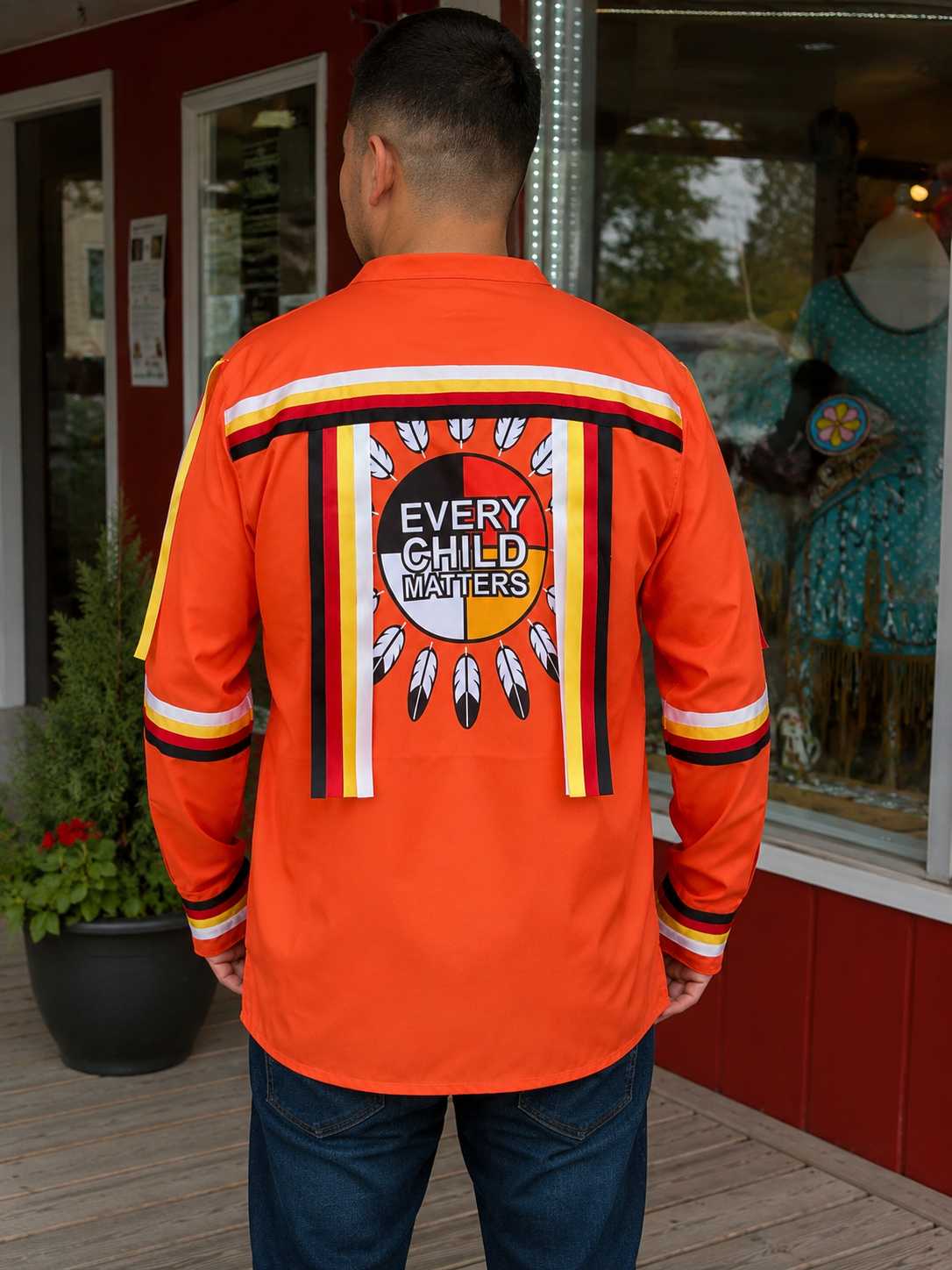 Every Child Matters Men’s Ribbon Shirt
