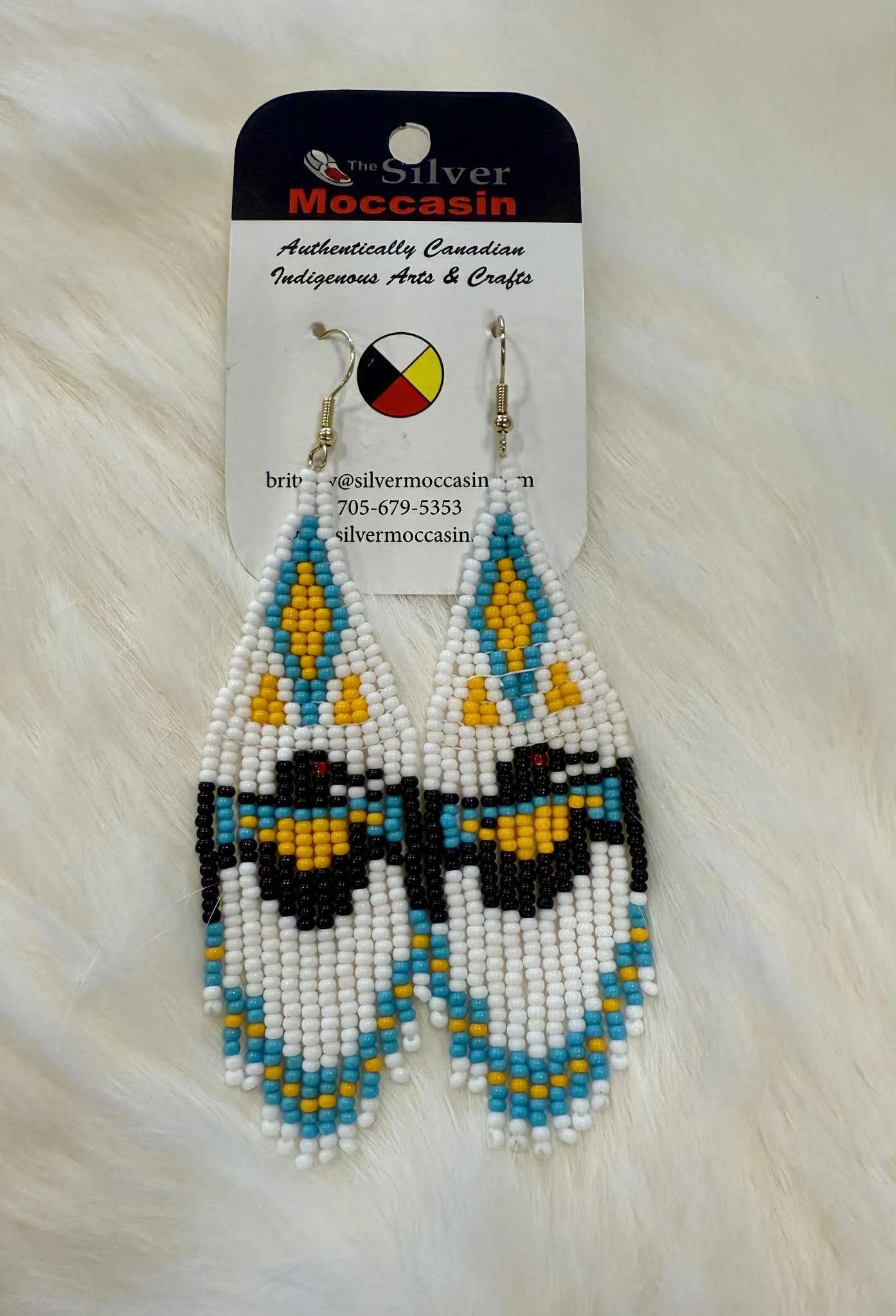 Beaded Fringe Earrings