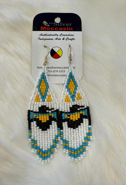 Beaded Fringe Earrings