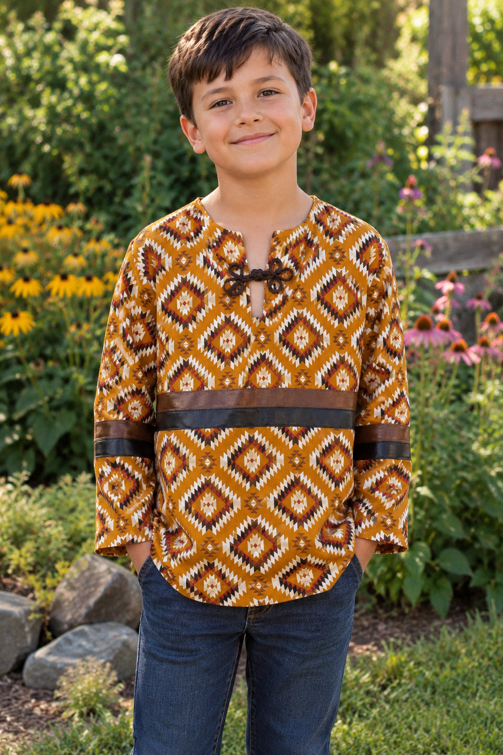 Northern Roots Boys’ Ribbon Tunic size 10-12
