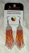 Cotton Candy Beaded Earrings