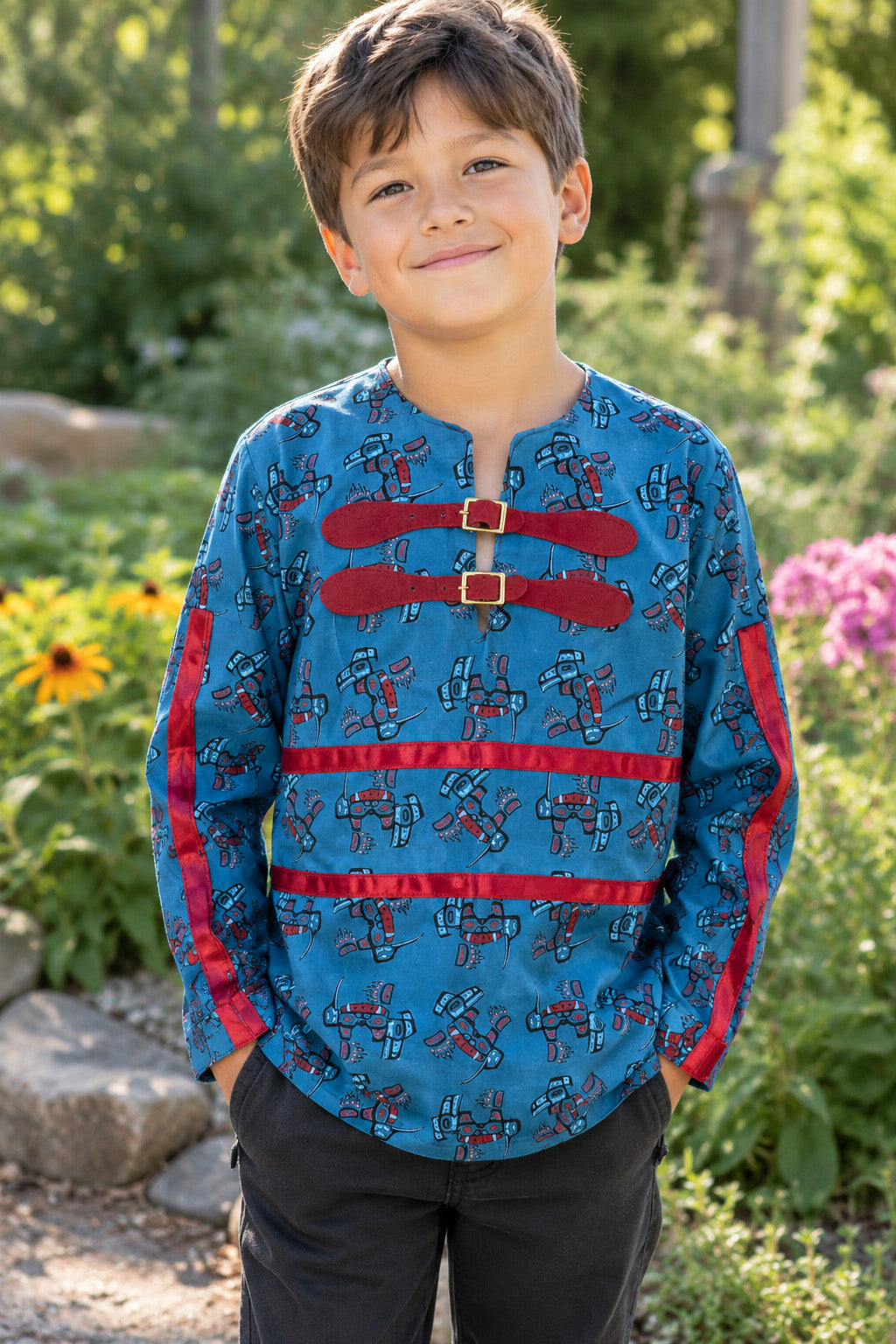 Little Trailblazer Ribbon Tunic -Size 8-10