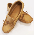 Leather Lined Moosehide Moccasins image 0
