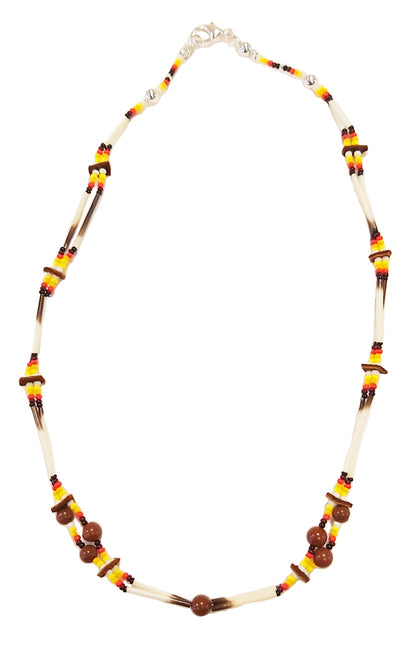 Multi-Coloured Quill Necklace image 4