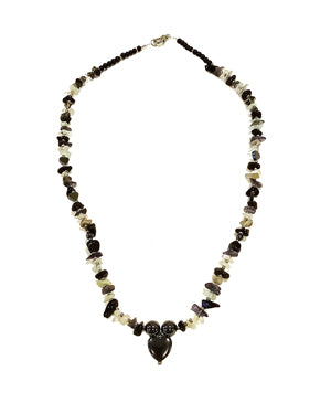Hematite Quartz Necklace image 0
