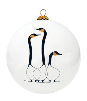 Hand Painted Glass Ornament image 0