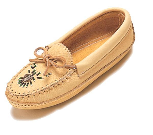 Ladies Moccasins with Beadwork image 2