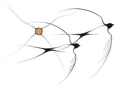 Benjamin Chee Chee Art Cards - Swallows image