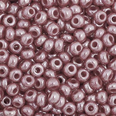 Czech Seed Beads - Opaque rd Luster image