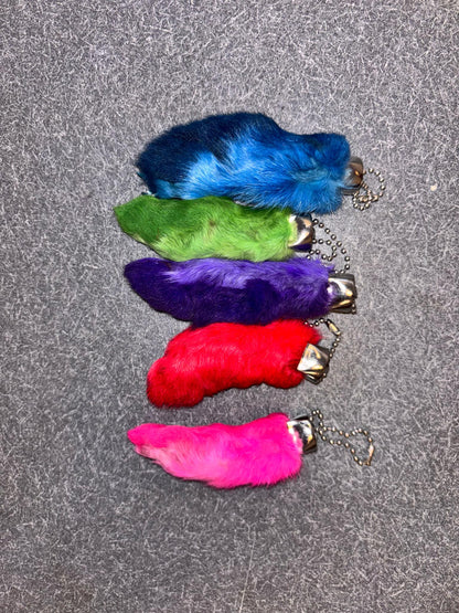 Lucky Rabbit's Foot Key chain - Pink image