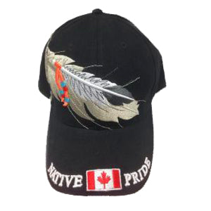 Ball Caps - Native Pride Feather - Black image