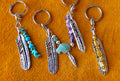 Metal Feather Keychain image 0