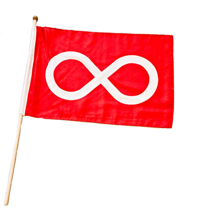 Small Red Metis Flag image 1