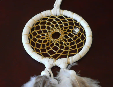 White Dream Catcher - 3" image