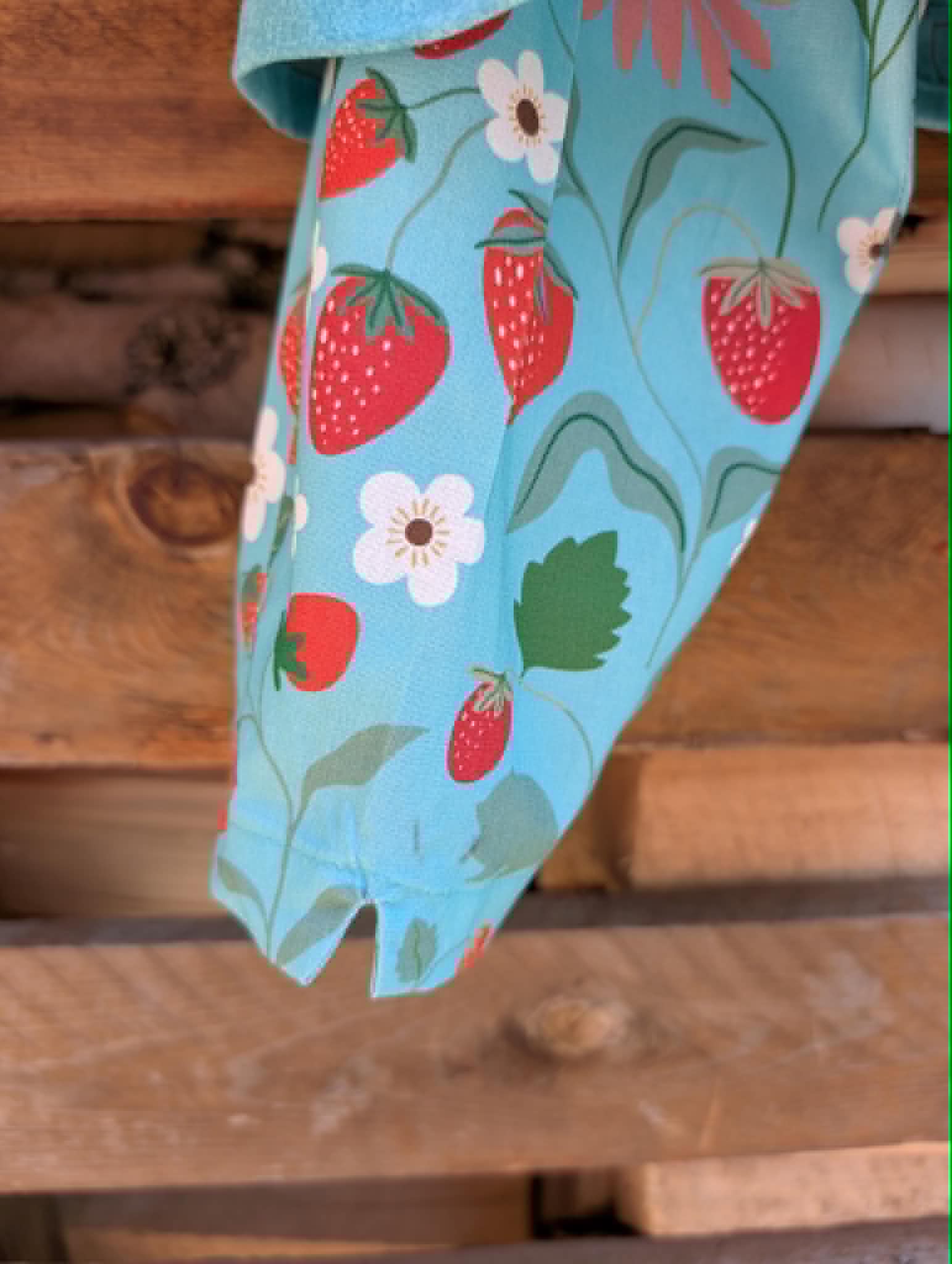 Strawberry Ribbon Peplum Set – Size 4