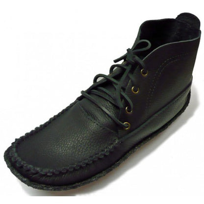 Men's Boot Style Moccasins - 8, Black image