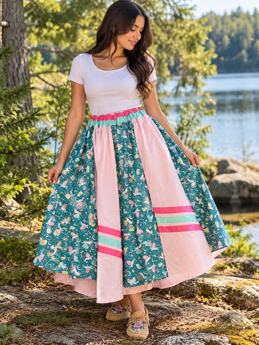 Enchanted Fairy Ribbon Skirt size Youth Xl- adult Large