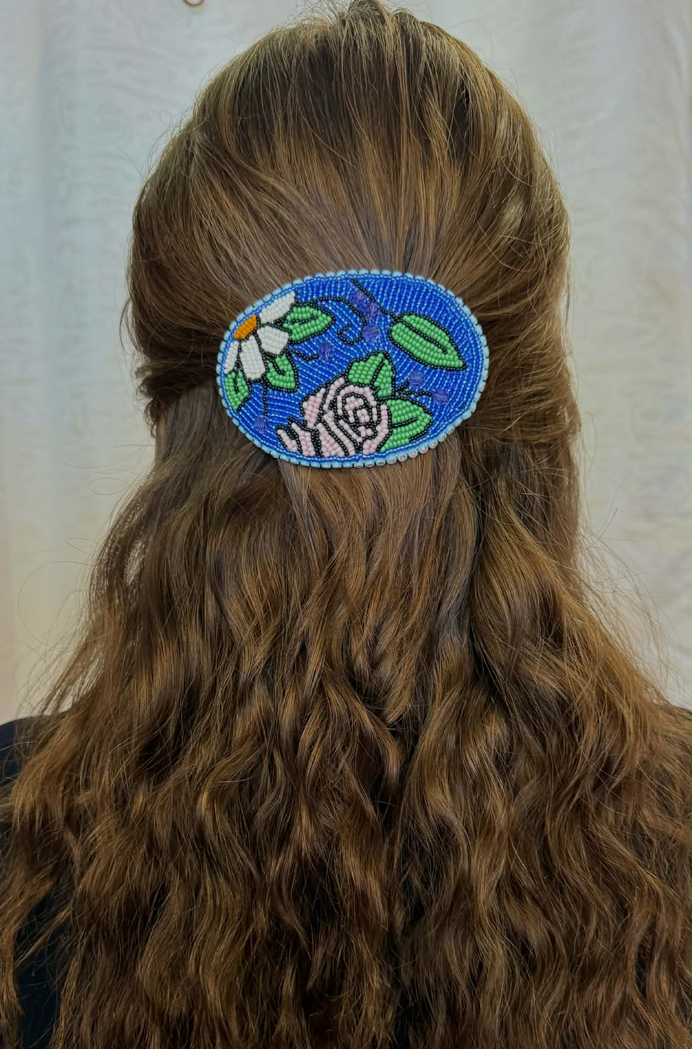 Beaded Hair Barrettes