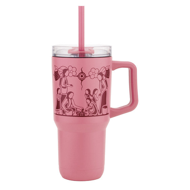 Insulated Tumbler with Straw