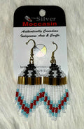 Fancy Shawl Beaded Earrings
