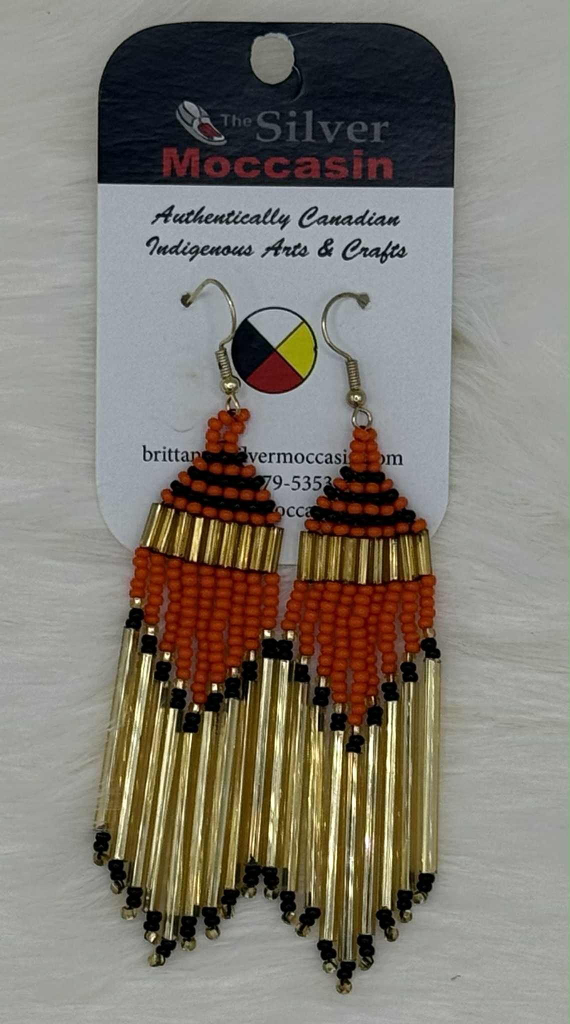 Beaded Fringe Earrings
