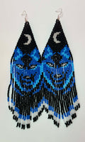 Northern Wolf Beaded Earrings