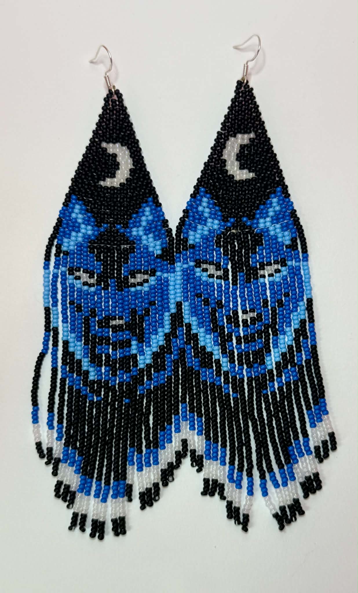 Northern Wolf Beaded Earrings