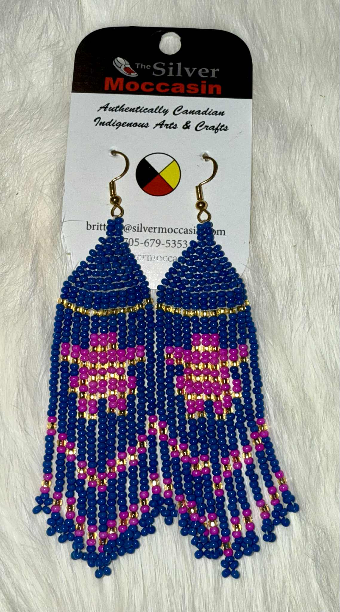 Beaded Fringe Earrings