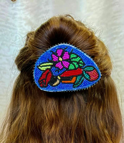 Strawberry Floral Barrette