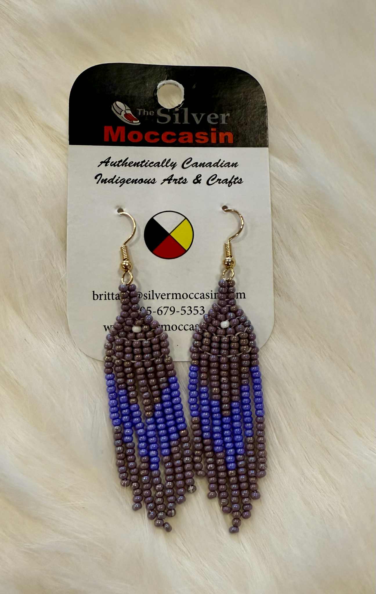 Beaded Fringe Earrings