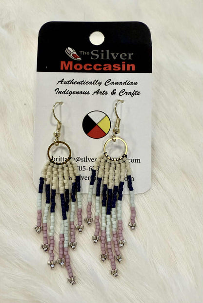 Beaded Fringe Earrings